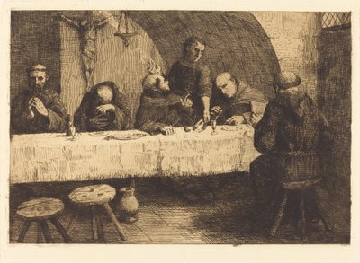 Das Refektorium (Le refectoire) von Alphonse Legros