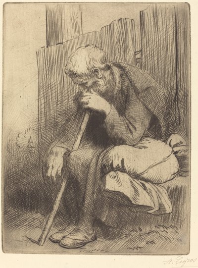 Der Denker von Alphonse Legros