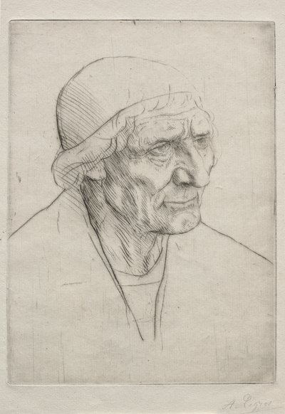 Segnender Kopf von Alphonse Legros