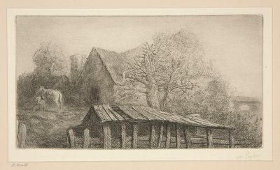 Eine alte Herberge von Alphonse Legros