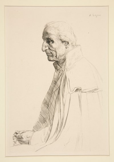 Alter Spanier von Alphonse Legros