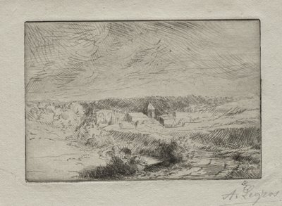 Dorf Wimille, in der Nähe von Boulogne von Alphonse Legros