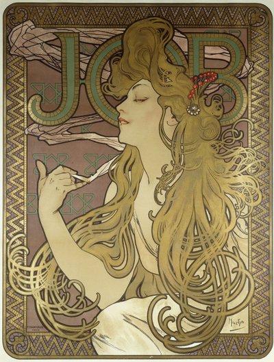Hiob, 1896 von Alphonse Mucha