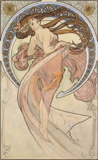 Der Tanz von Alphonse Mucha