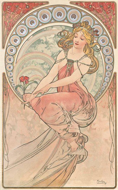Die Malerei, 1898 von Alphonse Mucha