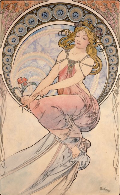 La Peinture, 1898 von Alphonse Mucha