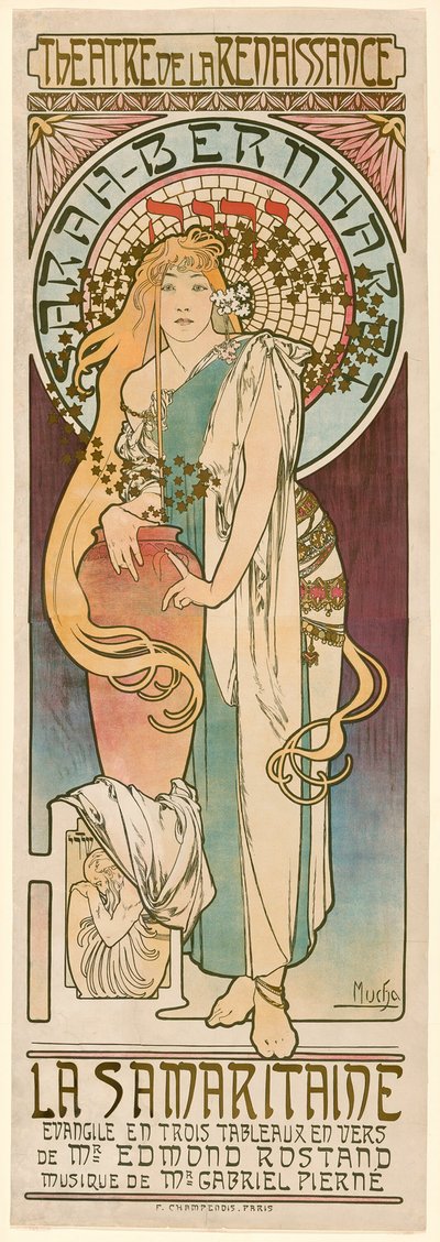 Die Samariterin von Alphonse Marie Mucha