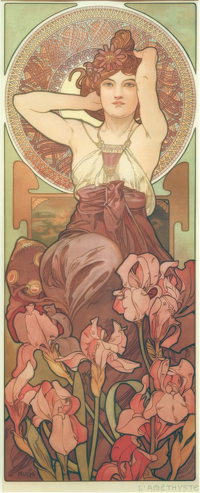Amethyst von Alphonse Mucha