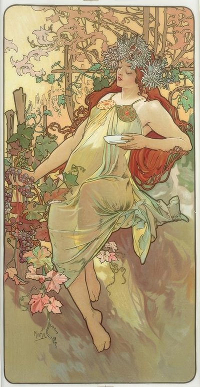 Herbst von Alphonse Mucha