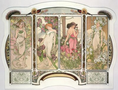 Die Blumen von Alphonse Mucha
