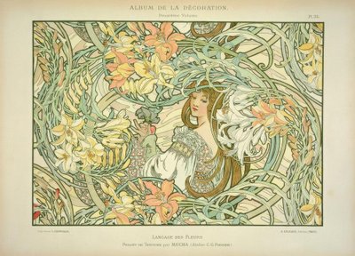 Lilie von Alphonse Mucha