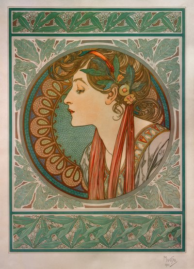 Lorbeer von Alphonse Mucha
