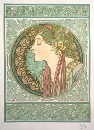 Lorbeer von Alphonse Mucha