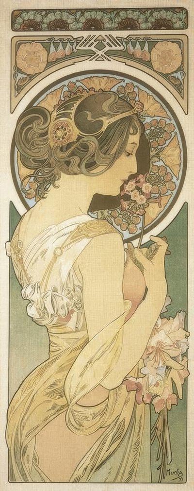 Schlüsselblume von Alphonse Mucha