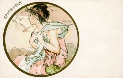 September von Alphonse Mucha