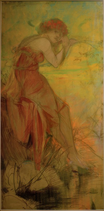 Sommer von Alphonse Mucha