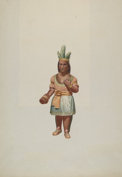 Indianer im Zigarrenladen von Alton K. Skillin