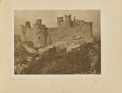 Harlech Castle vom Felsen von Alvin Langdon Coburn