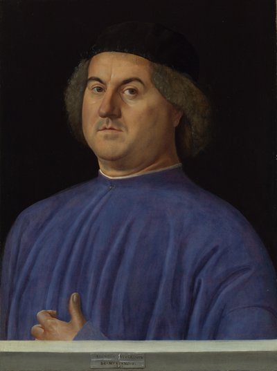 Porträt eines Mannes, 1497 von Alvise Vivarini