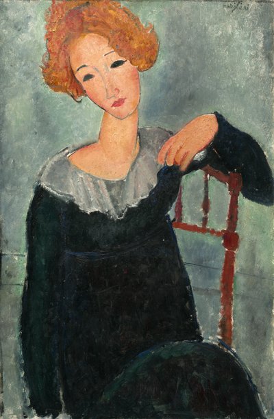 Frau mit roten Haaren, 1917 von Amedeo Modigliani