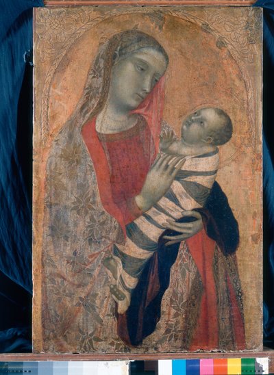 Madonna und Kind, 1320-23 von Ambrogio Lorenzetti