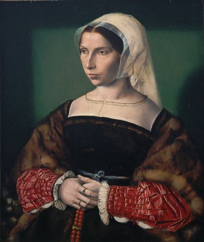 Porträt von Anne Stafford von Ambrosius Benson