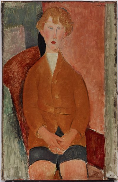 Junge in kurzen Hosen von Amedeo Modigliani