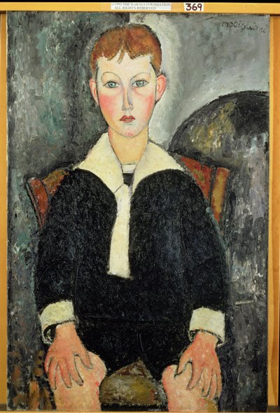 Junge im Matrosenanzug von Amedeo Modigliani