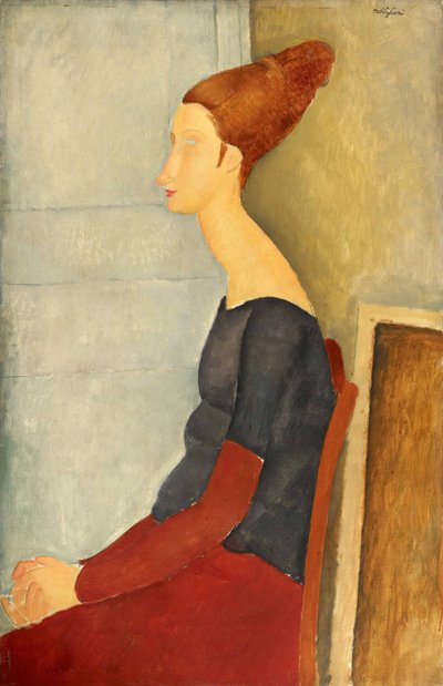 Jeanne Hébuterne mit Henna, 1918 von Amedeo Modigliani