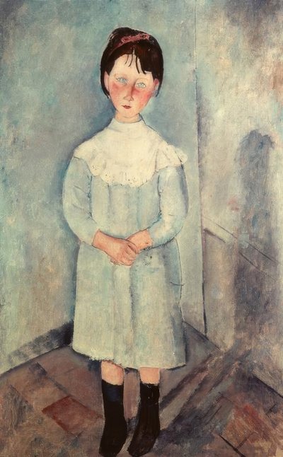 Das kleine Mädchen in Blau von Amedeo Modigliani