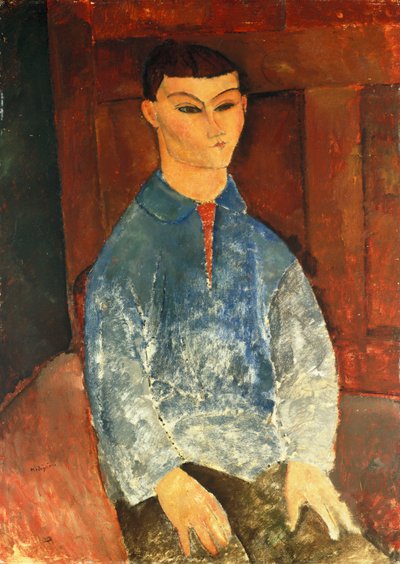 Moise Kisling sitzt, 1916 von Amedeo Modigliani