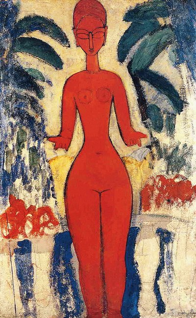 Stehender Akt von Amedeo Modigliani