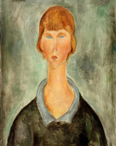 Porträt einer jungen Frau von Amedeo Modigliani