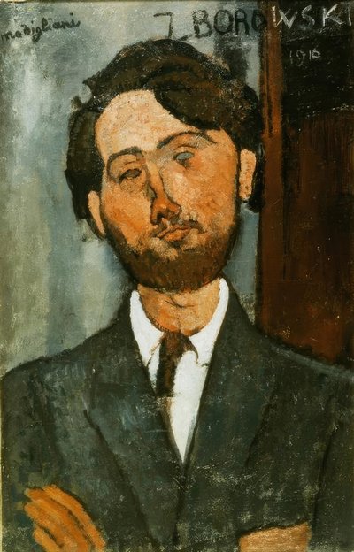 Porträt von Leopold Zborowski von Amedeo Modigliani