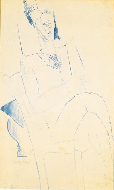 Porträt von Jean Cocteau, ca. 1916 von Amedeo Modigliani