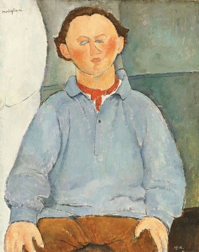 Porträt von Oscar Miestchanioff von Amedeo Modigliani