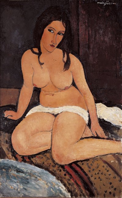 Sitzender Akt, 1917 von Amedeo Modigliani