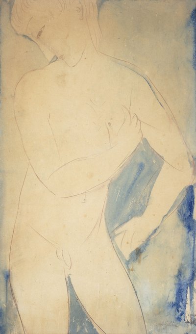 Junger nackter Junge von Amedeo Modigliani