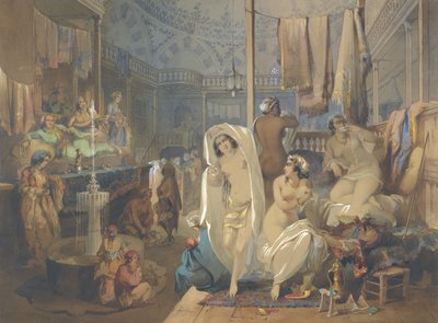 Im Hammam, 1854 von Amedeo Preziosi