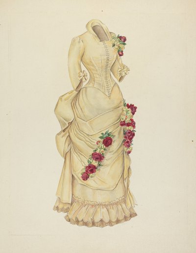 Tournürenkleid von American 20th Century