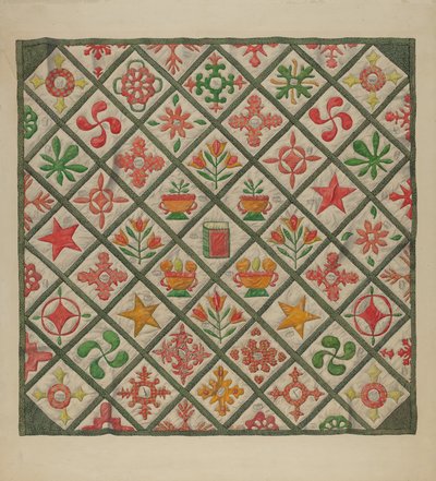 Steppdecke von American 20th Century