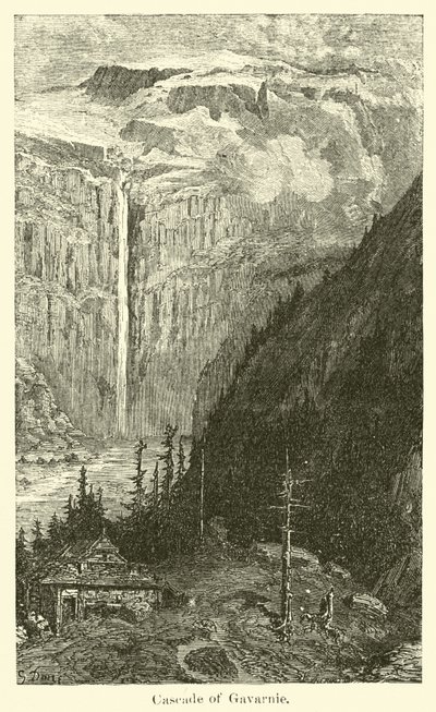 Wasserfall von Gavarnie von American School