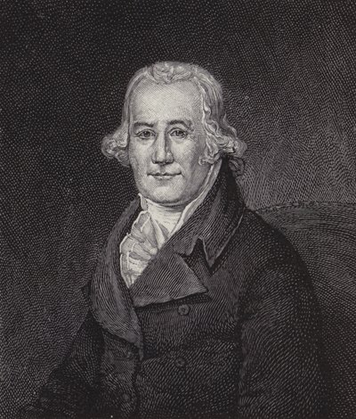 Caspar Wistar, amerikanischer Arzt und Anatom (Gravur) von American School