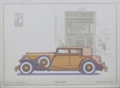 DuPont Motorwagen: Club-Limousine, 1921 von American School