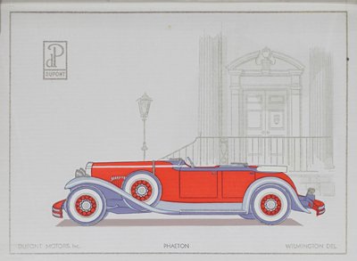 DuPont Motorwagen: Phaeton, 1921 von American School