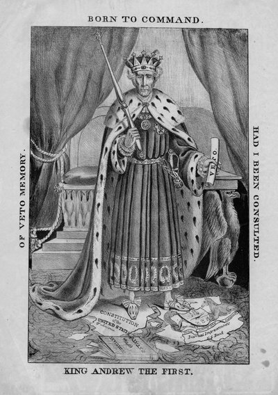 König Andrew der Erste, ca. 1833 von American School