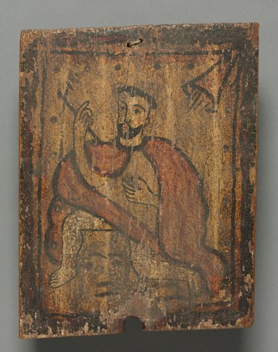 San Geronimo: Retablo-Heiliger von American School
