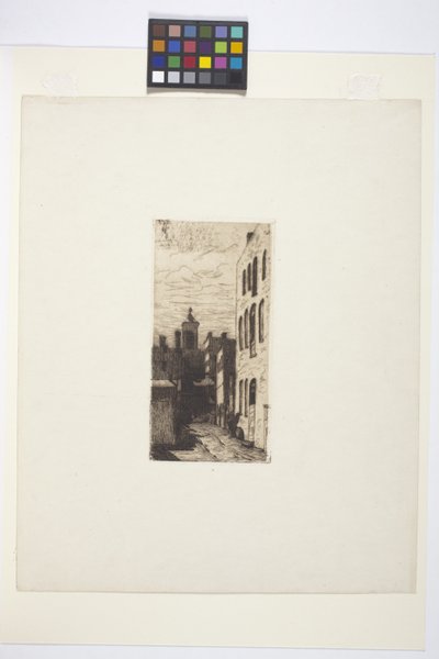 Straßenszene von American School