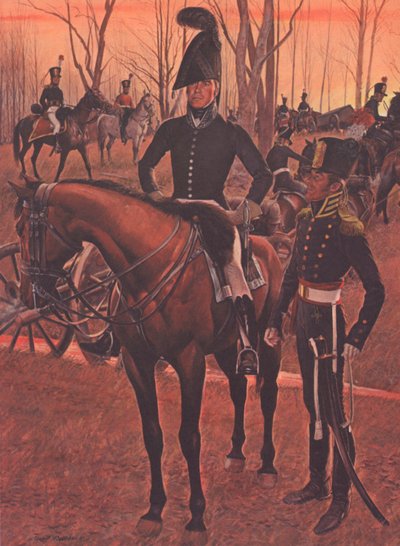 US-Pferdeartillerie, ca. 1812 von American School
