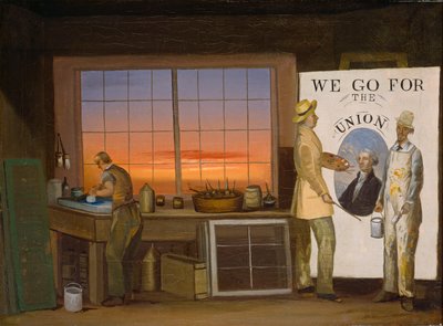 Wir gehen für die Union, ca. 1840-1850 von American School